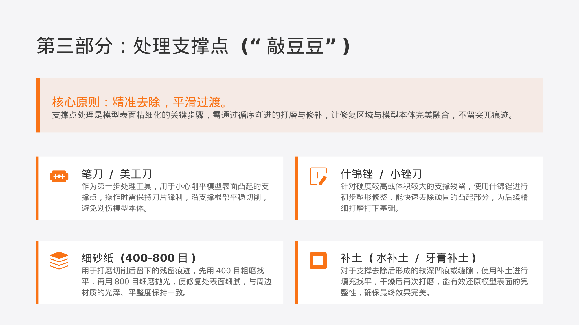 支撑点处理
